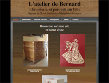 Tablet Screenshot of latelierdebernard.fr